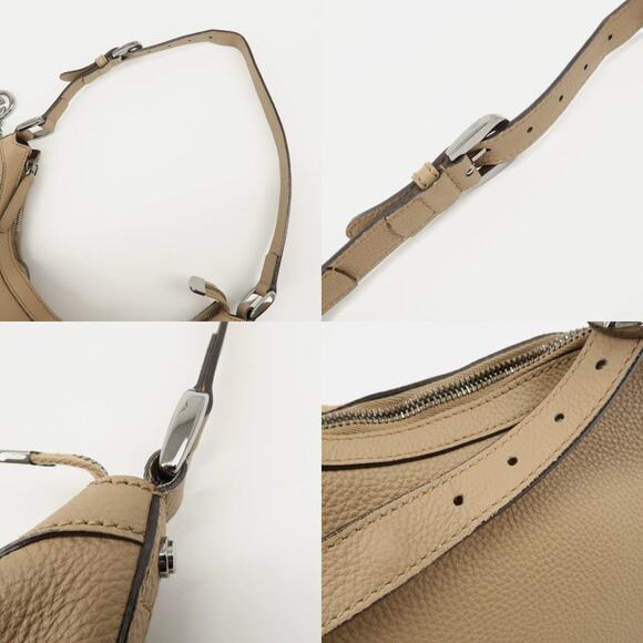 💎✨Authentic✨💎GUCCI Interlocking G Leather Shoulder Bag Beige - Picture 6 of 13